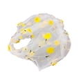 thumbnail image 4 of Bolso de mano con bordado de flores y asas, ideal para ir de compras, picnic o vacaciones. Amarillo, 4 of 9
