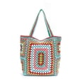 thumbnail image 2 of Bolsos de hombro vintage de gran capacidad para mujer, bolso cruzado de punto, 2 of 5