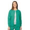 thumbnail image 2 of Adar Universal Women's Scrub Set - Warm-Up Scrub Jacket and Elastic Pull-On Pants - 902 - Surgical Green - XS, 2 of 7