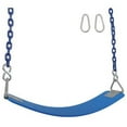 thumbnail image 4 of Swing Set Stuff Inc. Commercial Polymer Belt Seat with 5.5 Ft. Coated Chain (Green), 4 of 6