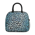 thumbnail image 2 of Womens Blue Leopard Print Lunch Box for Work,Insulated Lunch Bag for Women,Loncheras Para Mujer,Leakproof Adult Lunch Bag for Work,Beach,Travel,Picnic,Camping, 2 of 7