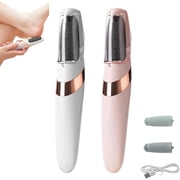 Oorzi Electric Feet Callus Remover, Feet Rechargeable Portable Pedicure Tool Kit, Smooth Pedicure Wand Electronic Foot File, Foot File Pedicure Kits, for Dead, Hard Cracked Dry Skin (Pink)