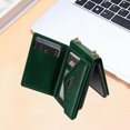 thumbnail image 3 of Allytech Wallet Case for Samsung Galaxy Z Flip7 with Card Holder, Crossbody Case Wallet with Zipper Pocket, Shoulder Strap, PU Leather Kickstand Shockproof Case for Women - Green, 3 of 14