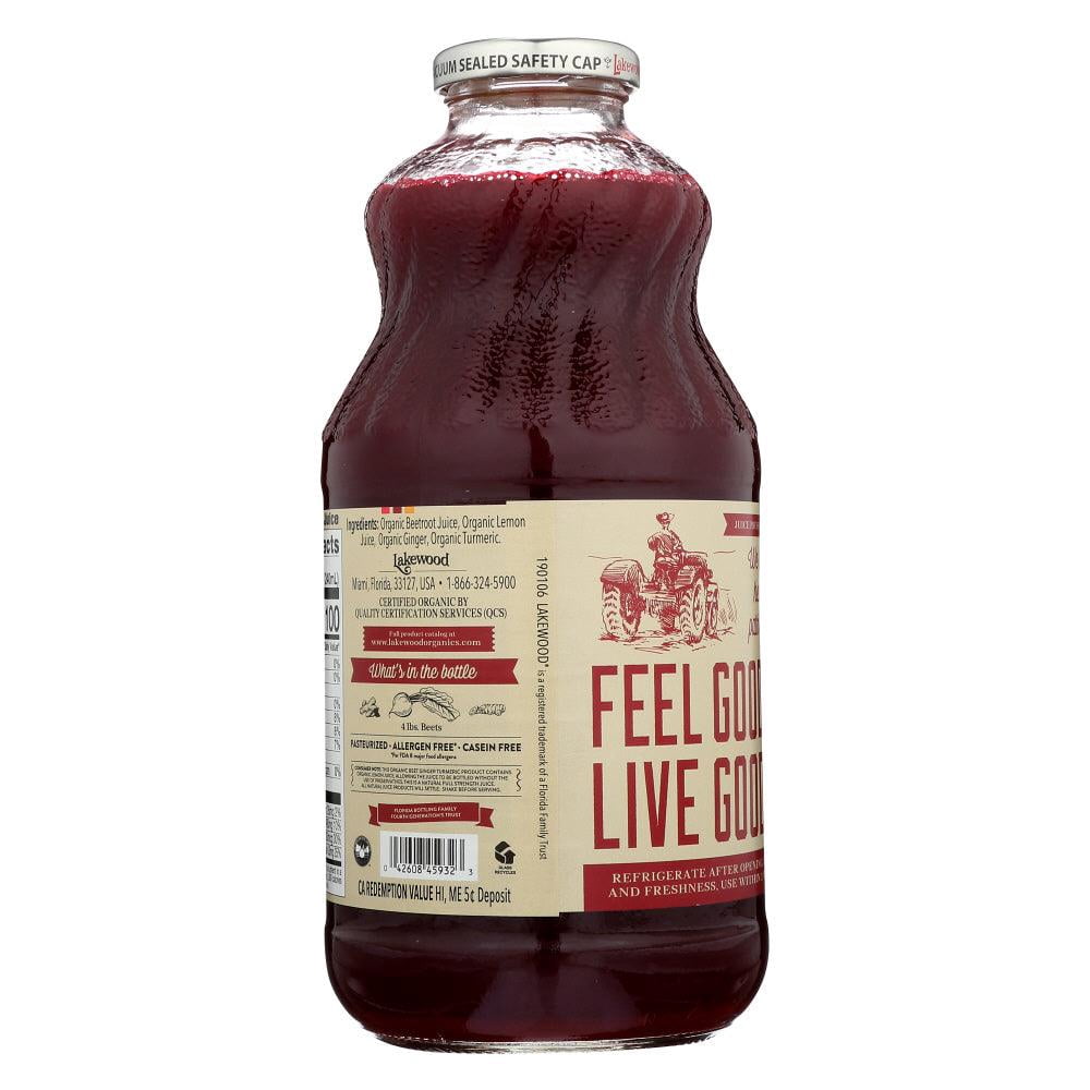 Lakewood Organic Beet Ginger Turmeric Juice, 32 fl oz