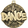 thumbnail image 2 of Dance Medals, 2" Gold Diecast Dance Medal Award 100 Pack, 2 of 2