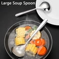 thumbnail image 2 of EcoNesxp Deep Spoon 7" Stainless Steel Mini Spoon Large Table Spoon 18/8", 2 of 5