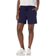 thumbnail image 1 of Hanes Short de Jersey pour Femmes avec Poche, TG, Marine, 1 of 2