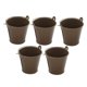 thumbnail image 4 of 5 cubos de metal decorativos para decoración del hogar, mini caramelos pequeños Marrón, 4 of 8