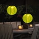 thumbnail image 4 of Lámpara Linterna Solar LED 30 Cm Impermeable para Al Aire Libre () Verde, 4 of 8