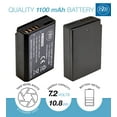 thumbnail image 2 of BM Premium 2 LP-E10 Batteries and Dual Bay Battery Charger for Canon EOS Rebel T3, T5, T6, T7, EOS 1100D, EOS 1200D, EOS 1300D, EOS 2000D Cameras, 2 of 8