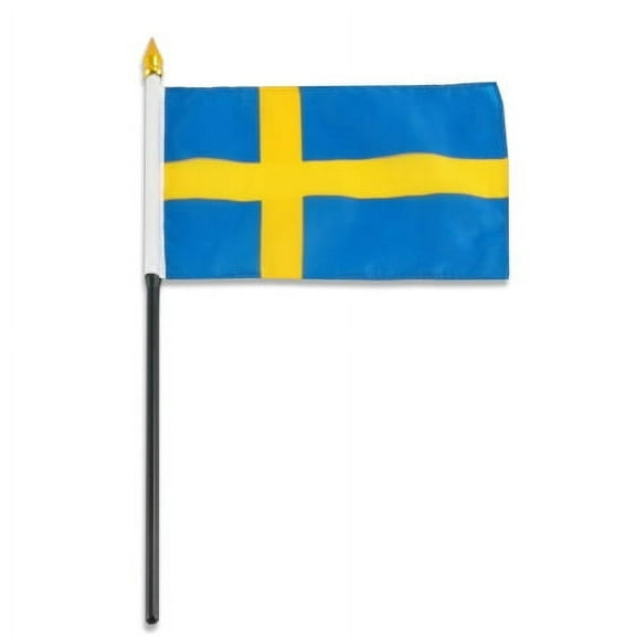US Flag Store Sweden Flag, 4 by 6-Inch