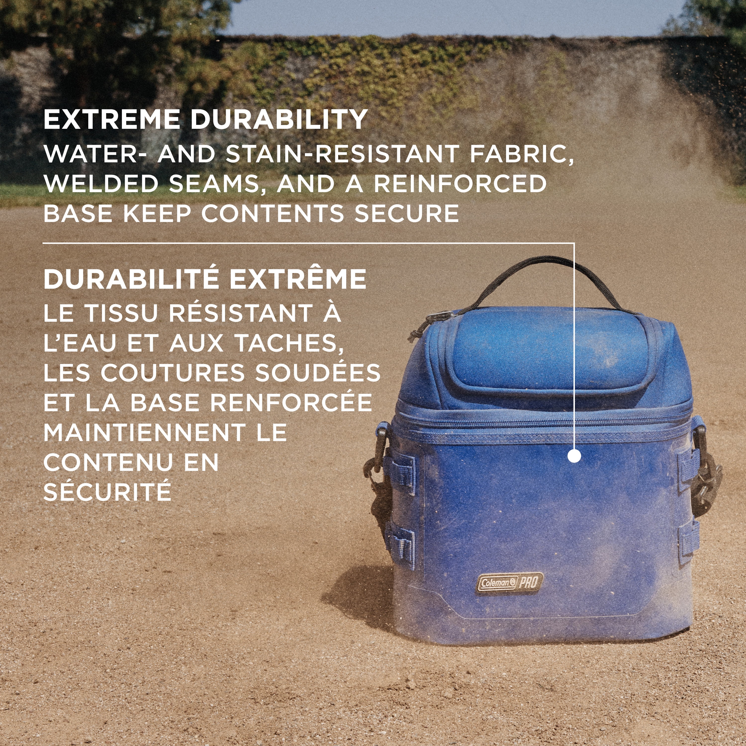 Coleman Pro Premium Soft Cooler, 24 Can (32 qt) Lunchbox with Insulated Lid & Body, Stays Cold up to 35 Hours