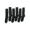 thumbnail image 2 of Kenneth Cole Men's 6-pack Ribbed Dress Socks (Black), Shoe Size 6-12/Sock Siz..., 2 of 2