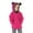 Hot Pink, variant on Boys Jacket Thermal Sweatshirt Jacket Coat Fall Winter Zip Up Cute Bear Ears Hooded Warm Coat Loose Outerwear Size 2 Y-3 Y Pink