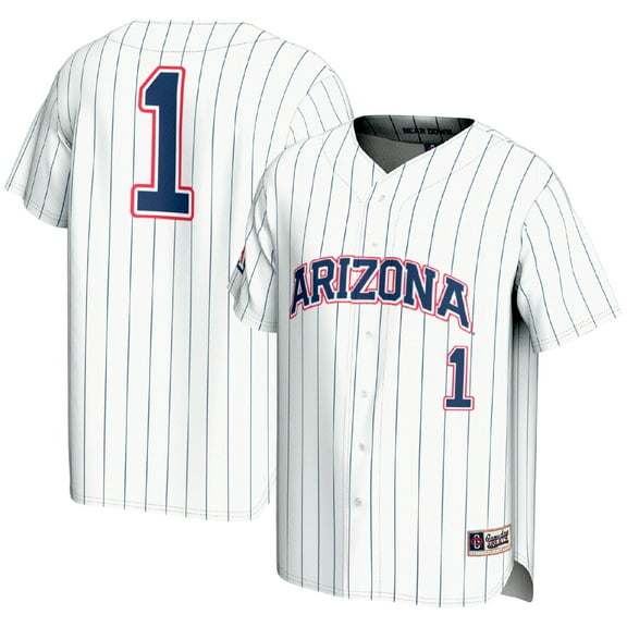 Youth GameDay Greats #1 White Arizona Wildcats Lightweight Baseball Fashion Jersey