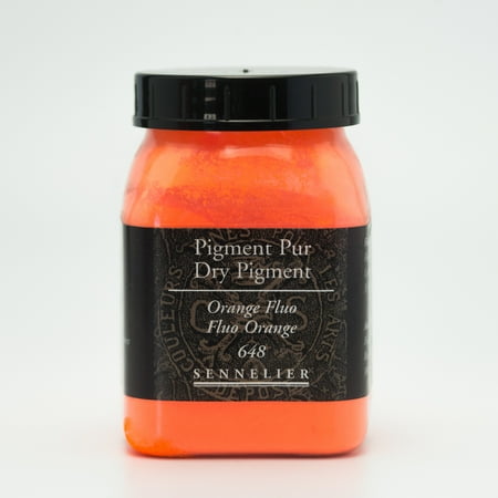 UPC: 3046450222453 | Sennelier Dry Pigment 100g Jar Fluorescent Orange