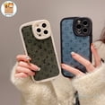 thumbnail image 4 of Funda De Piel Completa Para IPhone 11 12 13 Pro Max 14 Plus Con Patrón De Letras, 4 of 4