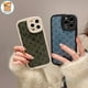 thumbnail image 4 of Funda De Piel Completa Para IPhone 11 12 13 Pro Max 14 Plus Con Patrón De Letras, 4 of 4