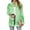 Green, variant on yuCgh Women's Christmas Printed Lightweight Cardigan Long Sleeved Casual Loose Thin Fit with Pockets Comfortable and Stylish Jacket for Daily Use,Blue L