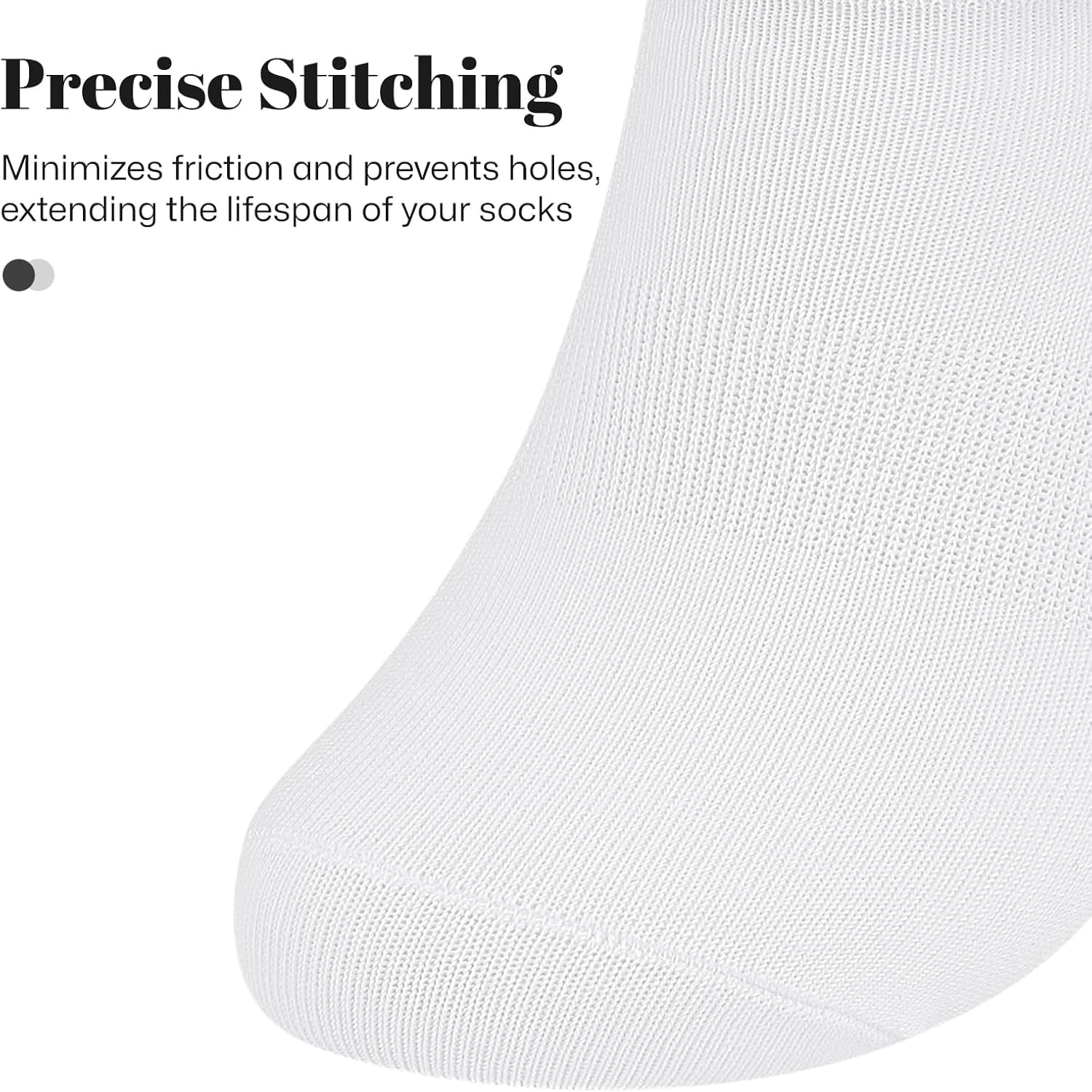 WERNIES No Show Socks Women, 4/8 Pairs Non Slip Low Cut Invisible Ankle Socks, Combed Cotton Breathable Arch Support, for Sneakers Loafers Athletic Shoes