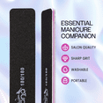 thumbnail image 3 of 50pcs - PANA Jumbo Double-Sided Emery Nail File for Manicure, Pedicure, Natural, and Acrylic Nails - Black (Grit 180/180), 3 of 9