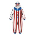 thumbnail image 5 of Y-Sunset Unisex Adult Halloween Rompers, One Piece Pajamas, Overall Halloween Flannel Hooded Onesie Sleepwear Jumpsuit, 5 of 8