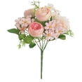 thumbnail image 2 of Peonies Artificial Flowers Fake Hydrangea Silk Peony Bouquet Bulk for Vase Floral Arrangements Wedding Arch Decor Centerpiece Table Decorations, 2 of 9
