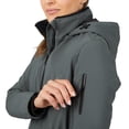 thumbnail image 7 of Free Country Women's Thermo Super Softshell® Zip Up Jacket Loden XL, 7 of 7