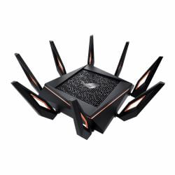 ASUS ROG Rapture GT-AX11000 - Wireless router - 4-port switch - GigE, 2.5 GigE - WAN ports: 2 - 802.11a/b/g/n/ac/ax - Tri-Band