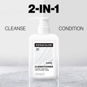 Keracolor Cleansing Conditioner, Color Safe Prevents Color Fade & Replaces Your Shampoo, 33.8 fl oz