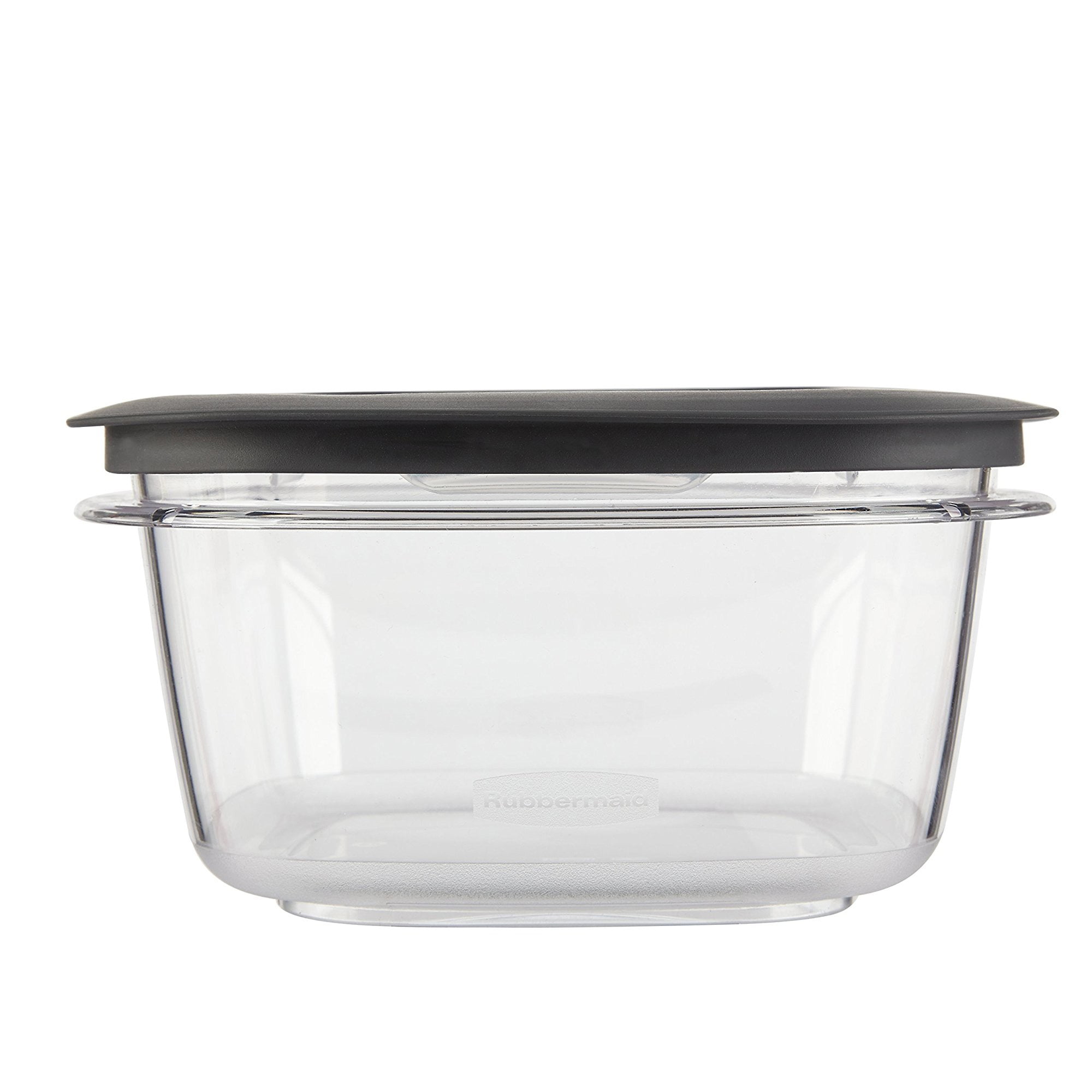  Rubbermaid Premier Easy Find Lids 5-Cup Meal Prep and Food  Storage Container, Grey