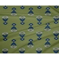 thumbnail image 4 of oneOone Polyester Lycra Fabric Leaves & Floral Block Print Fabric BTY 56 Inch Wide, 4 of 4