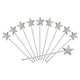 thumbnail image 1 of Uxcell 10 Pcs Palillos de Cóctel con Acero Inoxidable, Palillos de Fruta de Acero Inoxidable, Estrella, Plata, 1 of 6