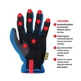 thumbnail image 3 of Guantes de trabajo Mechanix Wear FastFit Táctil grande azul, 3 of 7