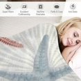 thumbnail image 3 of BCIIG Nautical Coastal Blanket Starfish Seashell Coral Beach Themed Throw Blankets Gifts for Adults Sea Ocean Theme Lightweight Soft Fleece Cozy for Sofa Couch Bed Room Birthday Decor  60x80in, 3 of 6
