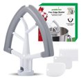 thumbnail image 1 of Prokitchen Flex Edge Beater Fit for Kitchenaid Mixer, 4.5-5 Quart Tilt-Head Flat Beater Fit for Kitchen Aid Accessories and Attachments with Silicone Edges Flex 4 Soft Plastic Scraper, 1 of 8