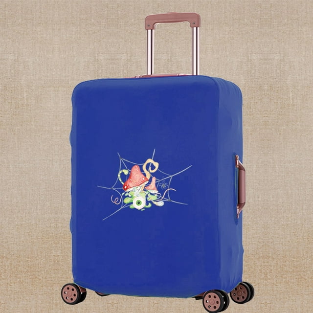 Housse de Valise 2023 Résistante aux Rayures, Accessoire de Voyage, Housses Adaptées aux Valises de 18 à 32 Pouces, Motif Champignon, Étui de Protection pour Chariot 8Mushroom019 L (26-28 Pouces)