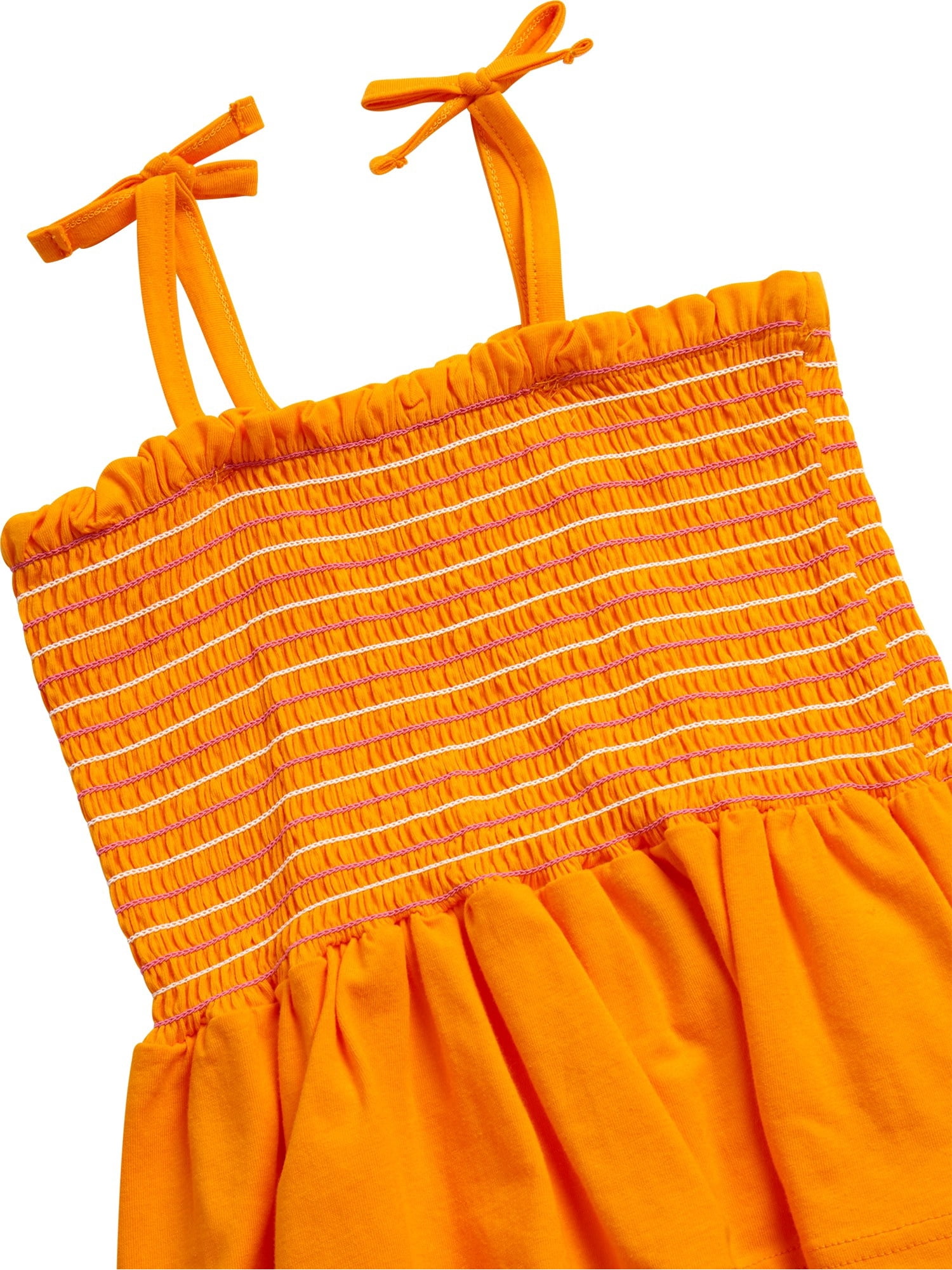 Jessica Simpson Girls' Smocked Tank Top and Denim Shorts Set, 2-Piece,Size 4-6X