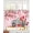 Pink Red, variant on Valentine's Day Sheer Curtains 39 Inch Length 2 Panels Set for Living Room/Bedroom, Ombre Pink Love Tree Truck Roses Plaid Kitchen Curtains Grommet Semi-Sheer Curtains Window Treatments 27.5"x39"x2