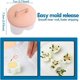 thumbnail image 3 of 4 Piezas Huevos Escalfados Hervidor de Huevos, Sin BPA, Hervidor de Huevos, Huevera, Cazador Furtivo de Huevos con Cepillo de Aceite Antiadherente Rosa Desayuno Perfecto, 3 of 4