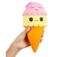 thumbnail image 2 of Squeeze Toys Smiley Ice Cream Slow Rising for Children Adults, 2 of 5