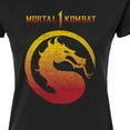 thumbnail image 3 of Mortal Kombat - Mk 1 Logo Vintage - Juniors Fitted Graphic T-Shirt, 3 of 5