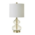 thumbnail image 4 of Pemberly Row Contemporary Glass and Fabric Table Lamps in Gold (Set of 2), 4 of 9