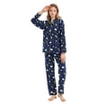 thumbnail image 2 of Kolipajam Women's 100% cotton Flannel Pajama Set Cozy Drawstring Waist Winter Pjs for Women S, 2 of 5