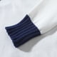thumbnail image 5 of Gibobby Suéter cuello redondo hombre Suéter de cuello redondo para hombre, Suéter de cuello redondo de punto de algodón suave(Marina,Extra Grande), 5 of 5