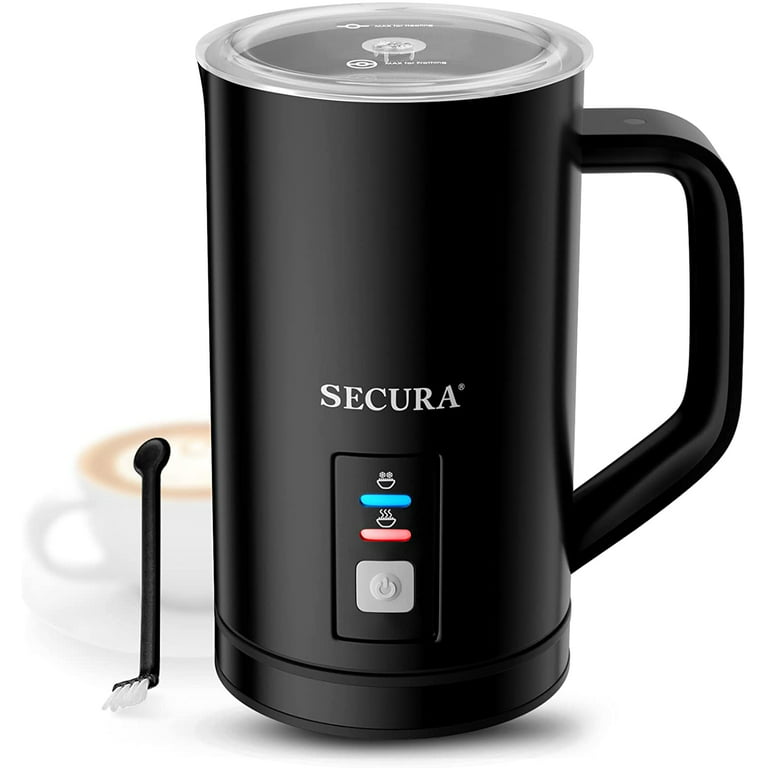 Secura Electric Milk Frother, Automatic Milk Steamer Warm or Cold Foam  Maker for Coffee, Cappuccino, Latte - AliExpress