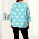 thumbnail image 5 of TaTaai Plus Size Gradient Print T-Shirt, Women's Long Sleeve Round Neck Top, Casual Loose Fit Blouse, Soft Home Wear, All Seasons Daily Attire Gift, 5 of 6