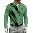 thumbnail image 2 of Royisotas Mens Big and Tall Shirts Trendy Printed Shirt Long Sleeve Tops for Men Polo, 2 of 3