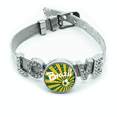 thumbnail image 1 of La cultura de futbol Brasil Brasil amarillo - verde Pulsera pulsera pulsera de cristal amor pulsera ajustable, 1 of 2