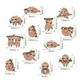 thumbnail image 3 of Danhjin Animal Stickers Animals Luminous Stickers Decorative Stickers Removable Glue Small Stickers Stickers, 3 of 9